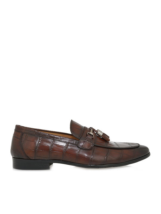 Pantofi Eleganți Pentru Bărbați Din Piele Maro