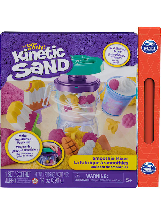 Easter Candle with Toy Kinetic Sand Smoothie Mixer