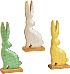 Wooden Rabbit Base Various Colors 11x26x5cm