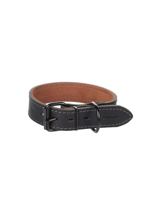 Flamingo Κολάρο Σκύλου Collar Montana Leather Wide Black M 35-45cm X 35mm