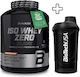 Biotech Usa Iso Whey Zero Black 1816g Vanilla & Biotech Usa Wave Shaker 600ml Opal White Custom Bundle