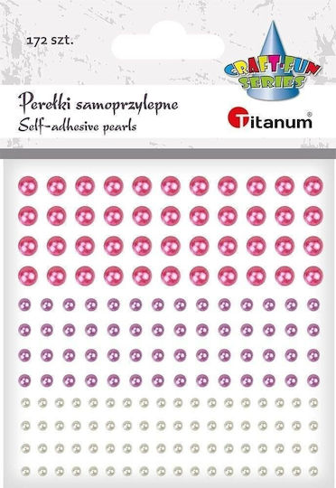Αυτοκόλλητες Πέρλες Στρογγυλές Μίξ 172τμχ Edukamp