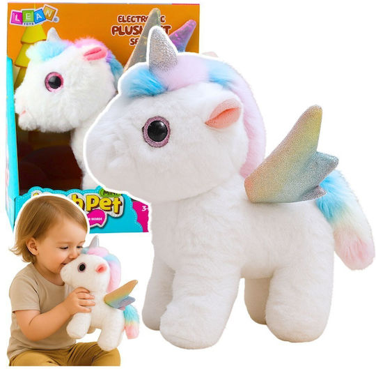 Lean Toys Plush Teddy Bear with Motion & Sound 21 cm