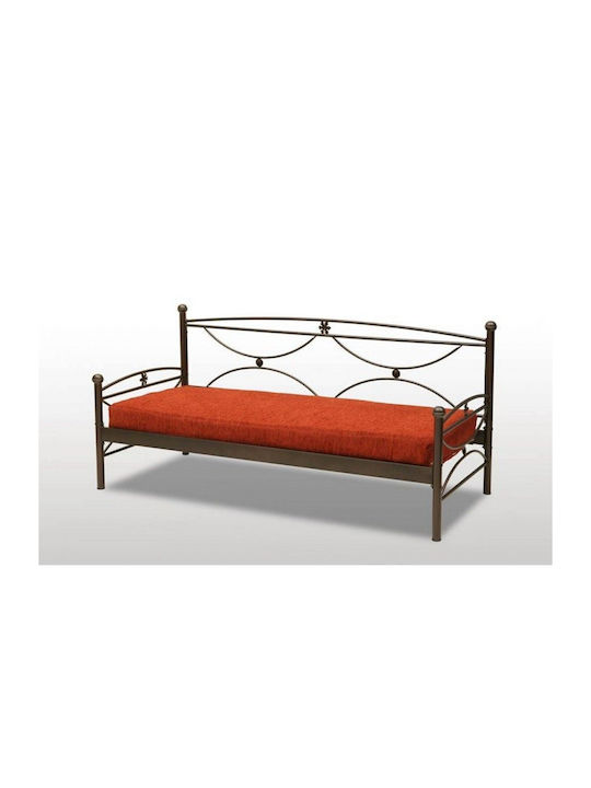 Margarita Sofa Bed Half Double Metal Black for ...