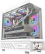 Darkflash DS950V Gaming Midi Tower Κουτί Υπολογιστή με Πλαϊνό Παράθυρο Λευκό