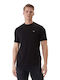 Herrenblusen Kurzarm T-Shirt Schwarz