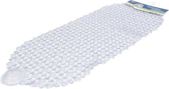 Rutschfeste Badewanne mit Saugnäpfen Transparent 40x90cm