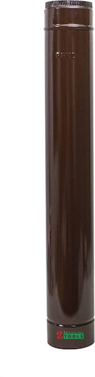 Verzinktes Kaminrohr Rauchabzug 90cm x 130mm Zln 0399