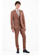 Summer Men's Suit Cinnamon