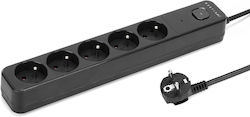 Montis Power Strip 5 Sockets with 3m Cable