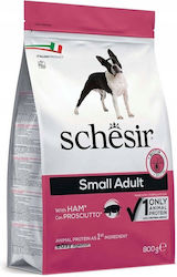 Schesir 0.8kg Dry Food for Adult Small Breed Dogs Schesir 0.8kg Dry Food for Adult Small Breed Dogs