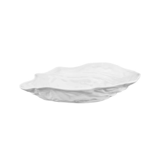 Raki Διακοσμητικό Μπωλ Πορσελάνης Λευκό 38x24cm
