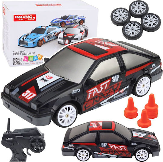 Lean Toys Remote Control RC Drift Car Black