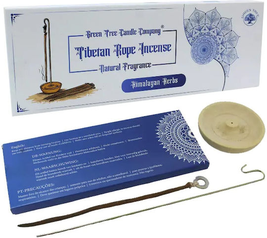 Задайте 10 Бройки Ароматно Въже Билки Хималаи + Изпарител Himalayan Herbs Rope