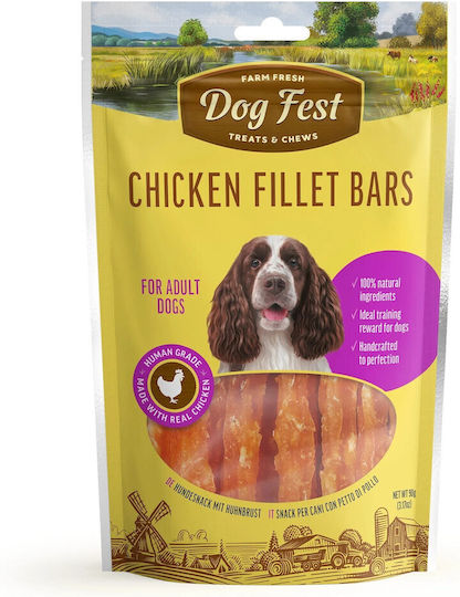 Dog Fest Λιχουδιά Σκύλου με Κοτόπουλο 90gr
