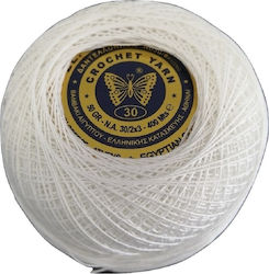 Petalouda Crochet Yarn Lace Thread Cotton White...