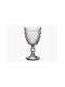 Diamond Glass for White Wine Made of Glass in Gray Color Goblet