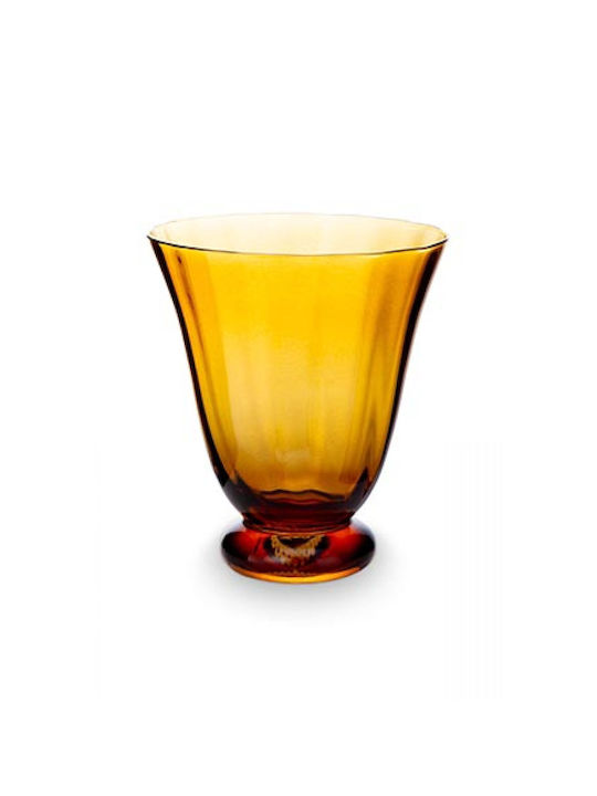PiP Studio Ποτήρι Νερού από Γυαλί σε Κίτρινο Χρώμα 280ml