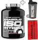 Scitec Nutrition Anabolic Iso+hydro 2000g Vanilla & Katerelos Fitness Sports Towel 100x50cm Black Red & Scitec Nutrition Shaker 700ml Red Custom Bundle