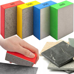 Set 4 Schleifschwämme Zola Körnungen 60 100 200 400 Schleifen Hartmaterialien