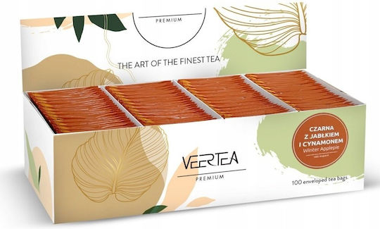 Veertea Ceai Negru Winter Applepie Măr Scorțișoară 100x2g
