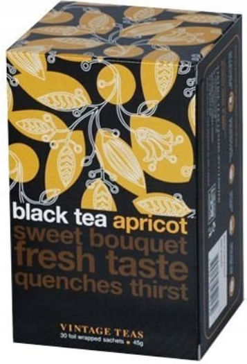 Vintage Teas Black Tea Apricot 30x1.5g