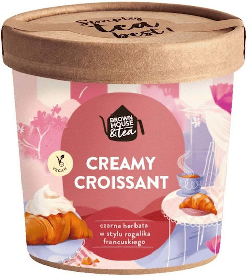 Black Tea Brown House & Tea Creamy Croissant French Croissant Style 50g