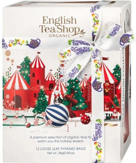 English Tea Shop Празничен Бял Призм Билков Чай 12x2г