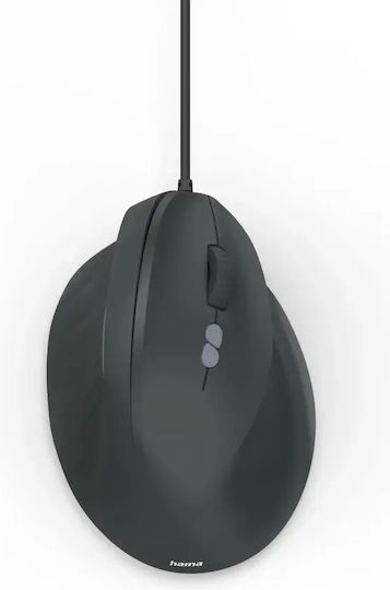 HAMA ECM-500 Verkabelte Ergonomische Maus Schwarz