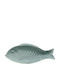 Countryfield Platou Decorativ Ceramic Verde 28x13x3 cm