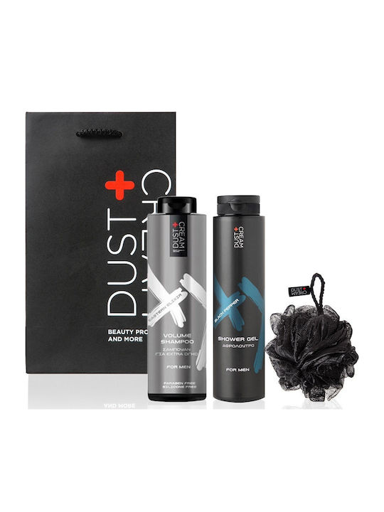 Dust+Cream Комплект за Грижа за Почистване на Тялото 3 Броя