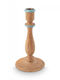 PiP Studio Wooden Candle Holder In Blue Colour 13x25cm