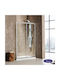 Devon Σταθερό Πλαϊνό Ντουζιέρας 97-101x195cm Clear Glass