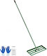 Vevor Lawn Leveling Rake 30"x10" 76.2×25.4 Cm Lawn Leveling Tool Heavy Duty Lawn Leveler 78" 198.1 Cm Extendable Handle Steel Suitable for Garden Lawn Golf Farm