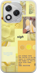Aesthetic Yellow Honor 400 Lite 5g Flexible TPU Transparent Silicone