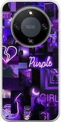 Aesthetic Purple Honor Magic8 Lite 5g Flexible Tpu Διάφανη Σιλικόνη Aesthetic Purple Honor Magic8 Lite 5g Flexible Tpu Διάφανη Σιλικόνη
