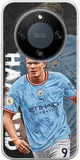 Football Stars Erling Haaland Honor Magic8 Lite 5g Flexible TPU Transparent Silicone