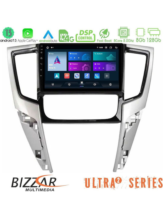 Bizzar Auto-Audiosystem für Mitsubishi L200 2019-2023 mit Touchscreen 9" Bluetooth USB WiFi GPS Apple CarPlay Android Auto