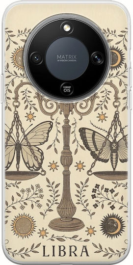 Zodiac Libra Honor Magic8 Lite 5g Гъвкав TPU Прозрачен Силикон