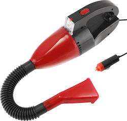 Avizar 90w Corded Car Vacuum Cleaner Led Light Compact Accessories Black Red