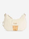Fabric Women's Shoulder Bag Ecru