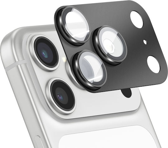 Avizar Camera Lens Protection Iphone 17 Pro Max Monoblock Aluminum Frame Black