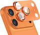 Avizar Kameraobjektivschutz Iphone 17 Pro Max Monoblock Aluminiumrahmen Orange