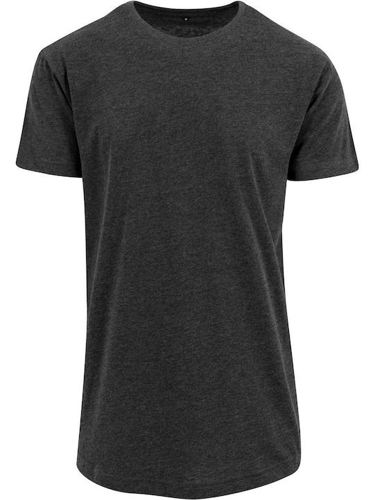 Build Your Brand Kurzarm T-Shirt Dunkelgrau