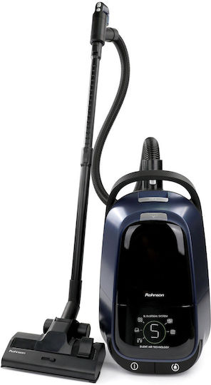 Rohnson R-1254 Ηλεκτρική Σκούπα 850W με Σακούλα 5lt Μπλε