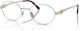 Miu Miu Damen Metallisches Brillengestell Silbe...