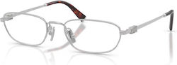 Miu Miu Brillengestelle mit Rezept Farbe Silber...