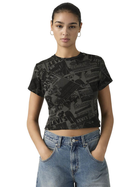 Levi's Tricou Sportiv Damă Negru