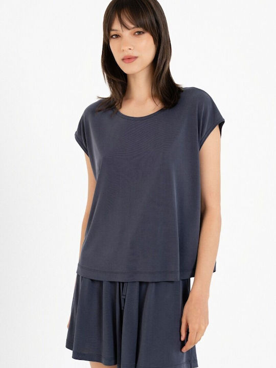Philosophy Wear Γυναικείο Crop Top Κοντομάνικο ...