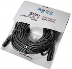 Audio Club XLR male - XLR female 20m CB-20